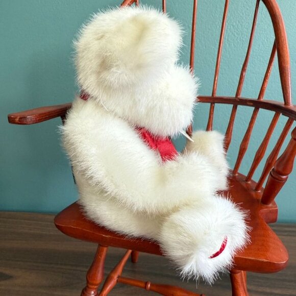 Vtg 90's Boyds Bears Valerie B Bearhugs w Tags Hearts Red White 510301 Teddy 10" - Picture 2 of 10